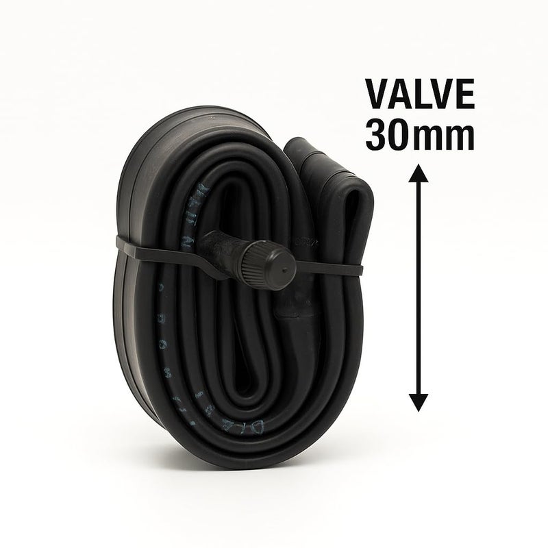 DURO Bicycle Inner Tube 14 Inch (14x1.75/2.125, 47/57-254) – Heavy Duty Butyl Rubber Tube with Schrader Valve AV30 for Kids Bike, Wheelchair, Scooter & Trolley - Image 5