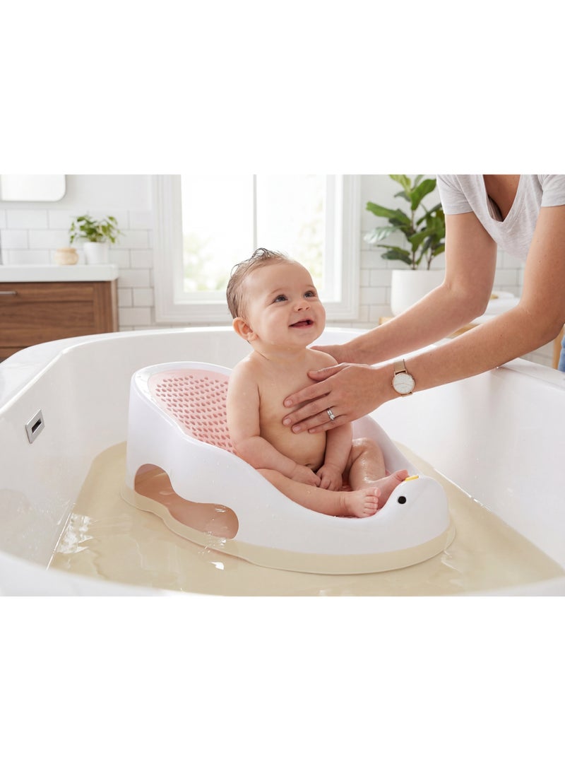 NIVORRA Baby Bathing Device - Ergonomic Anti-Slip Infant Bath Seat & Support, Non-Toxic, Easy to Clean Lying Bathtub - Image 4