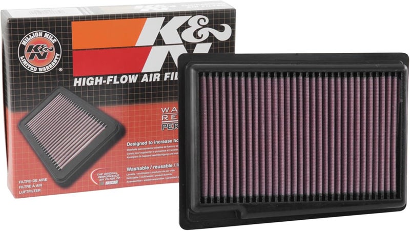 K&N High-Flow Engine Air Filter for 2015-2019 FIAT Aegea, Egea, Tipo - Washable Replacement Filter - Image 1