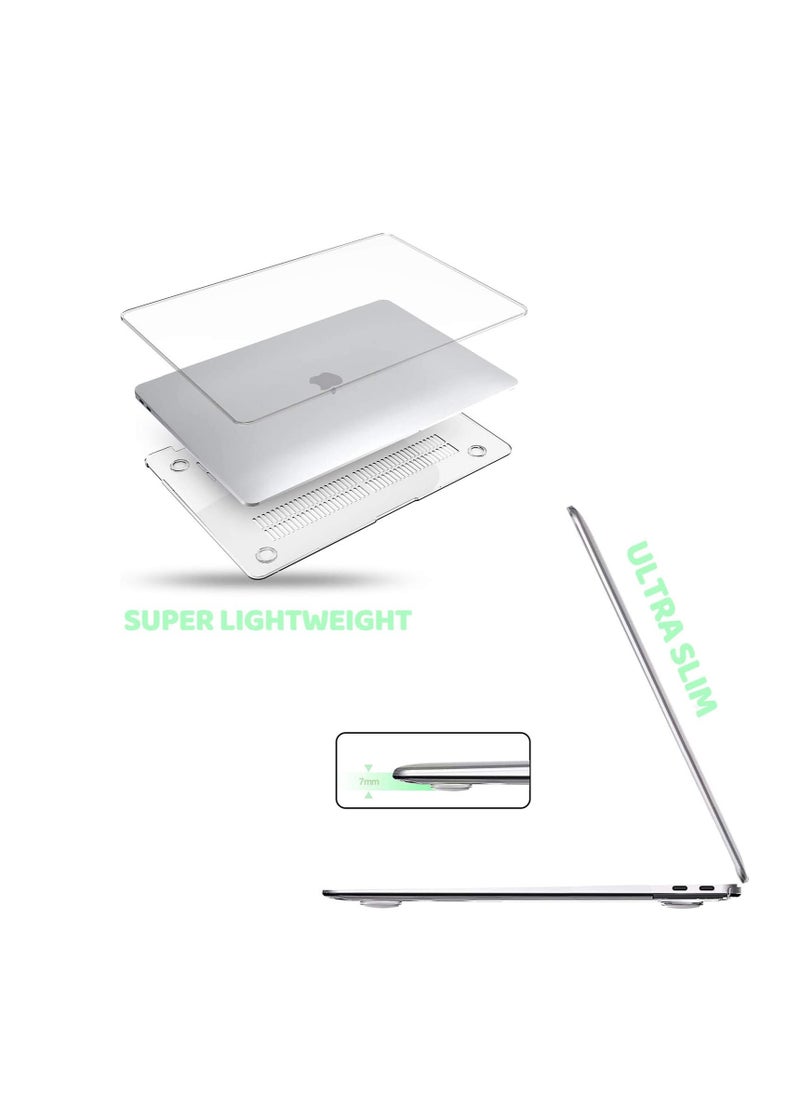 Generic 1Pack Rubberized Hard Case Compatible with 13.6 inch MacBook Air 2024 M3 Chip A3113 and 2022 M2 Chip A2681, Laptop Protective Hard Shell Case ,Frosted Clear  - Image 2