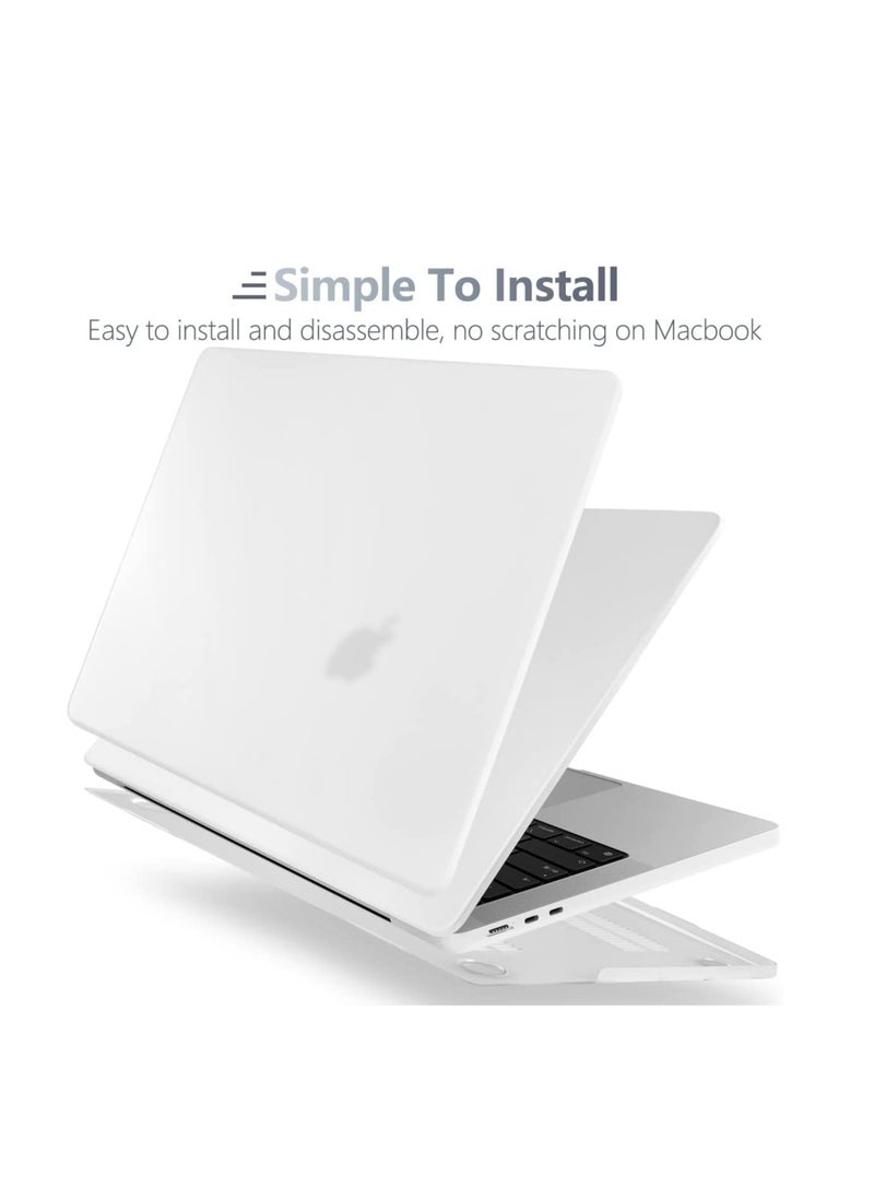Generic 1Pack Rubberized Hard Case Compatible with 13.6 inch MacBook Air 2024 M3 Chip A3113 and 2022 M2 Chip A2681, Laptop Protective Hard Shell Case ,Frosted Clear  - Image 5