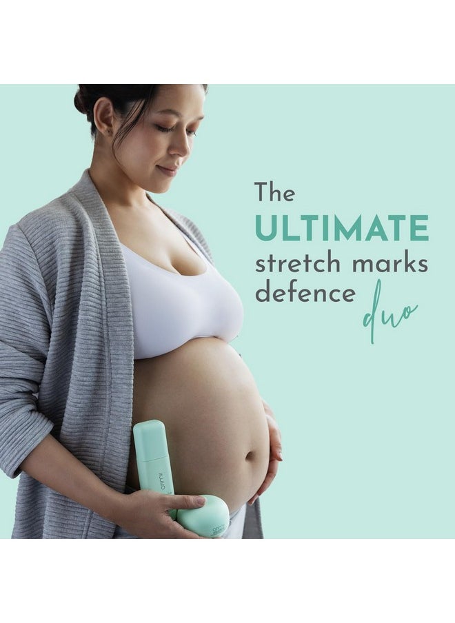 Orimii Happy Belly Stretch Mark Defence Regime For New & Expecting Mothers | Bump Body Butter & Belly Oil Combo For Hydration & Moisturization | Essential Combo For New Moms  - Image 2