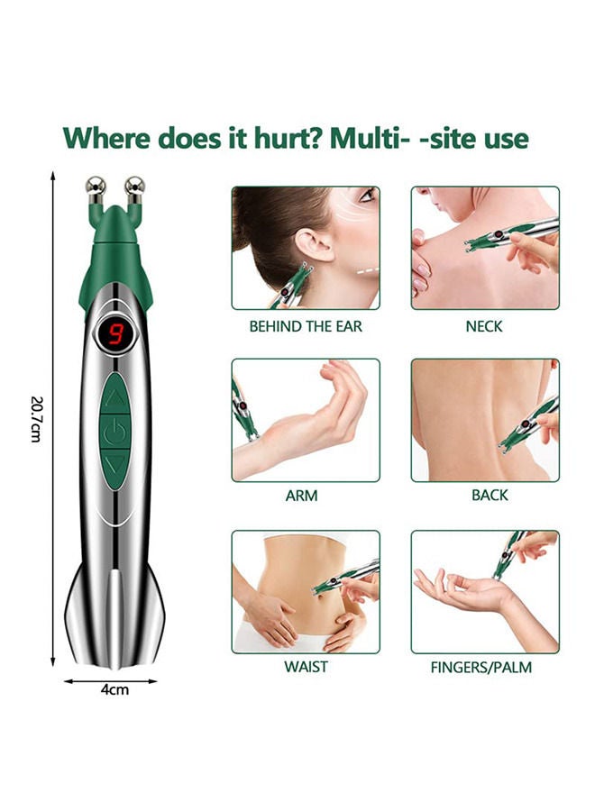 Electronic Acupuncture Pain Relief Massager With 3 Heads - Image 4