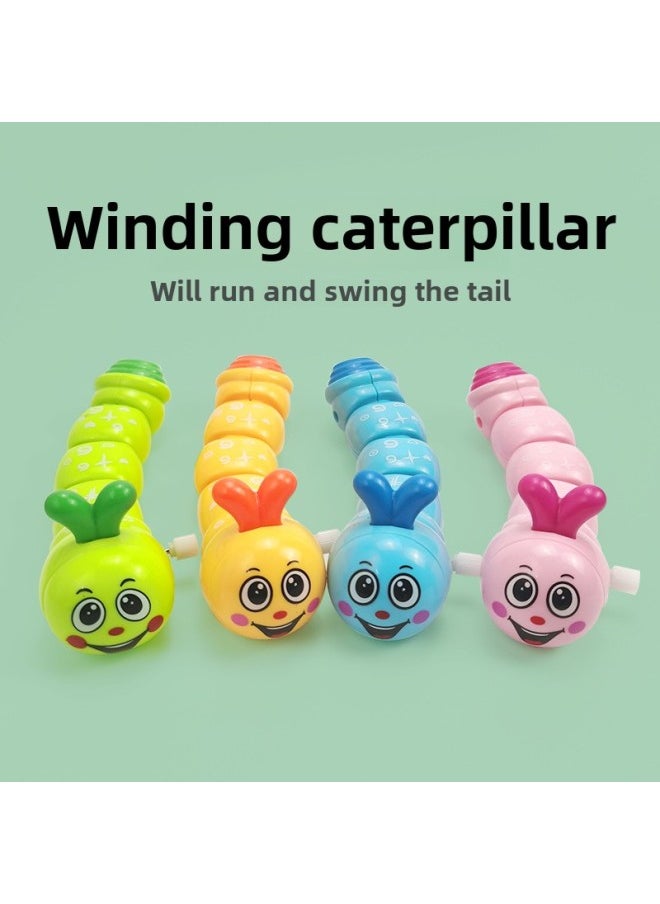 Generic - Wind-Up Spring Toy For Babies And Toddlers Small Animal Jumper Educational Children Plaything Plastic Multi-Sized Interactive-Color:Coil Swing Worm 1 Random Color - Image 1