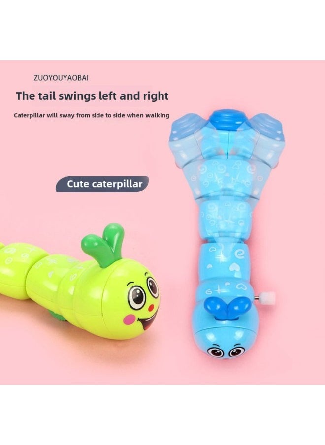 Generic - Wind-Up Spring Toy For Babies And Toddlers Small Animal Jumper Educational Children Plaything Plastic Multi-Sized Interactive-Color:Coil Swing Worm 1 Random Color - Image 1
