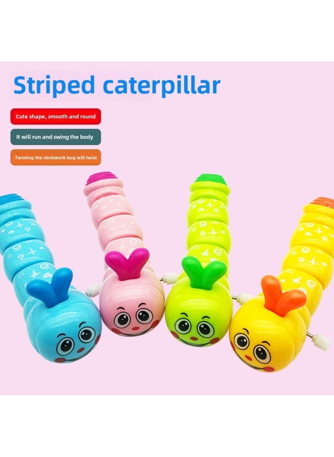Generic - Wind-Up Spring Toy For Babies And Toddlers Small Animal Jumper Educational Children Plaything Plastic Multi-Sized Interactive-Color:Coil Swing Worm 1 Random Color - Image 1