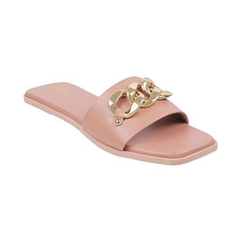 Mochi Women Pink Flat Fashion Slip-on UK/4 EU/37 (41-4157) - Image 2