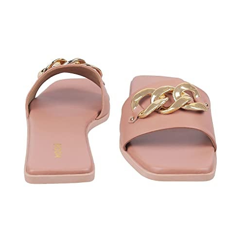 Mochi Women Pink Flat Fashion Slip-on UK/4 EU/37 (41-4157) - Image 5