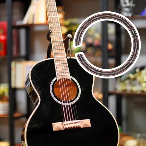BQLZR B-13 Wood Color Acoustic Guitar Rosewood Rosette Soundhole Wood Inlaid Rosette for Classical Guitar - Image 2