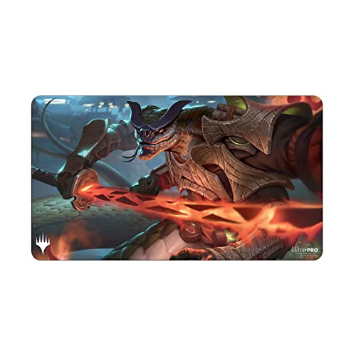 Ultra Pro Magic The Gathering Kamigawa Neon Dynasty Playmat Featuring Chishiro Great for Card Games and Battles Against Friends and Enemies Perfect for at Home or Office Use As a Mousepad for PC - Image 1