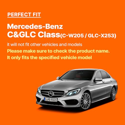 FICS Car Phone Holder for Mercedes-Benz C-Class (W205) & GLC (X253) with 8” Display – Custom-Fit Mount for Seamless Display Integration, Interior Accessories for Navigation Use, Stable Driving View - Image 3