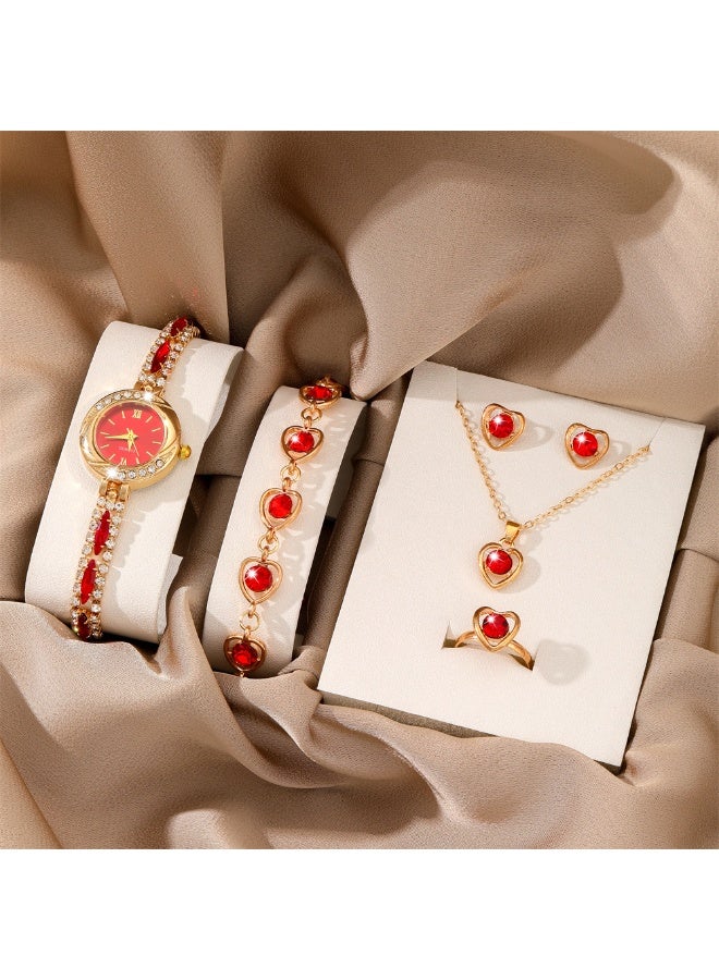 KUYING New Small Fresh Retro Decorative Watch Set 