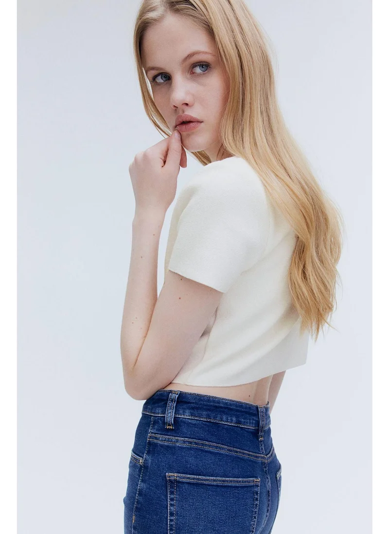 H&M Short-sleeved jersey cardigan