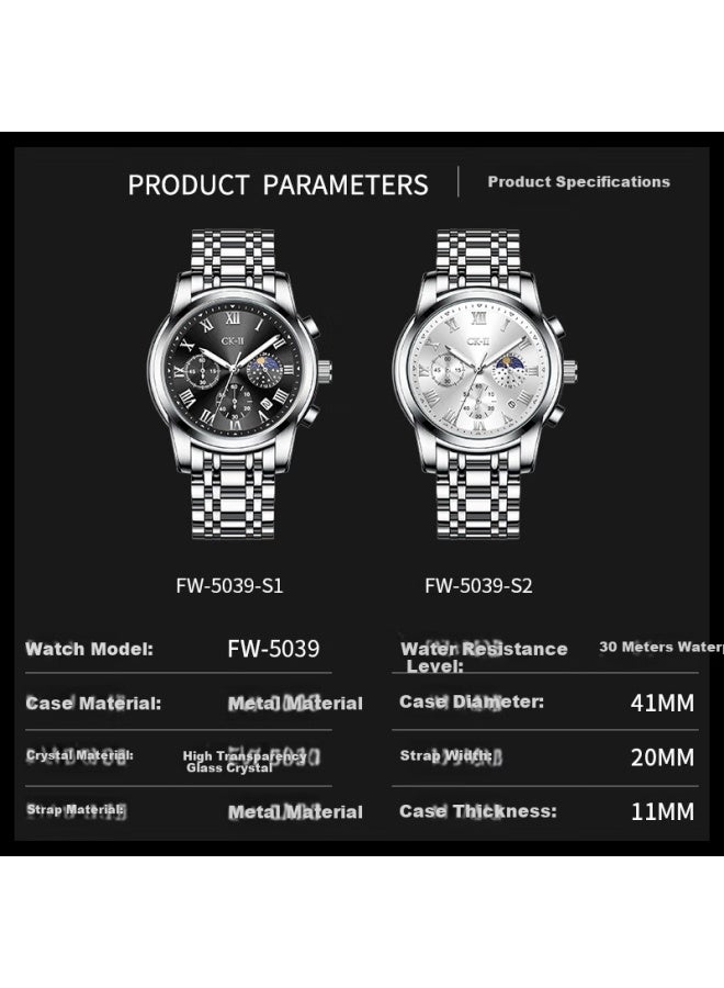 Mark Fairwhale Small Ck Collaboration Men's Watch, Student Style, Business Sports Top Ten Famous Watches, Wrisch Birthday Gift 5039 - Image 5