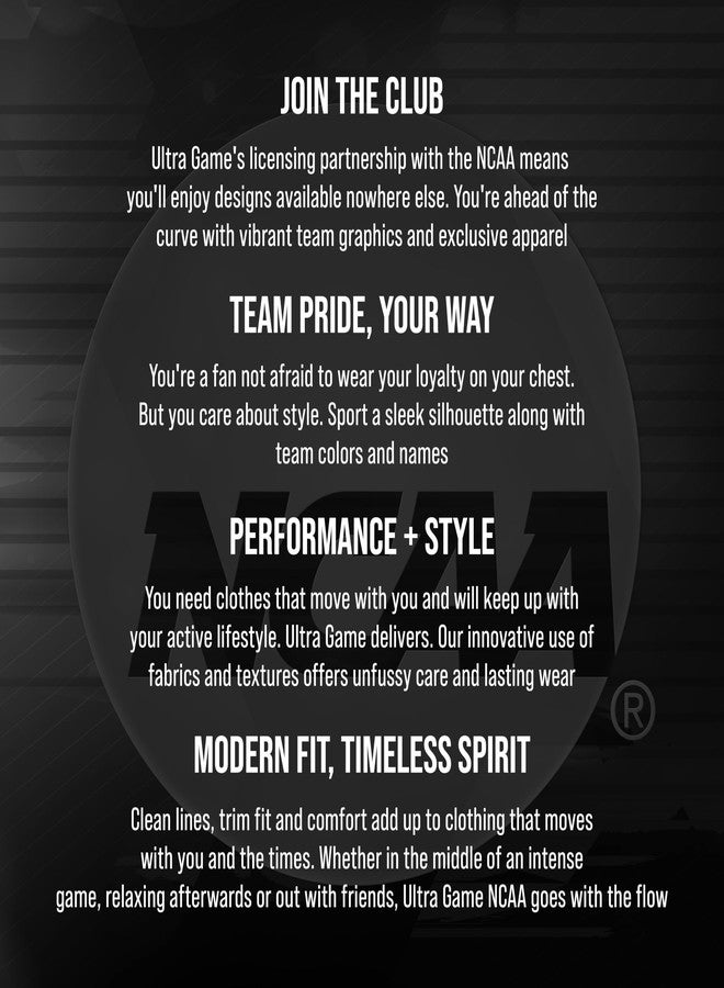 Ultra Game تيشيرت رسمي من Ultra Game NCAA للرجال، فائق النعومة، مناسب للجنسين، جامعة ويست فرجينيا، لون الفريق، مقاس كبير - Image 4