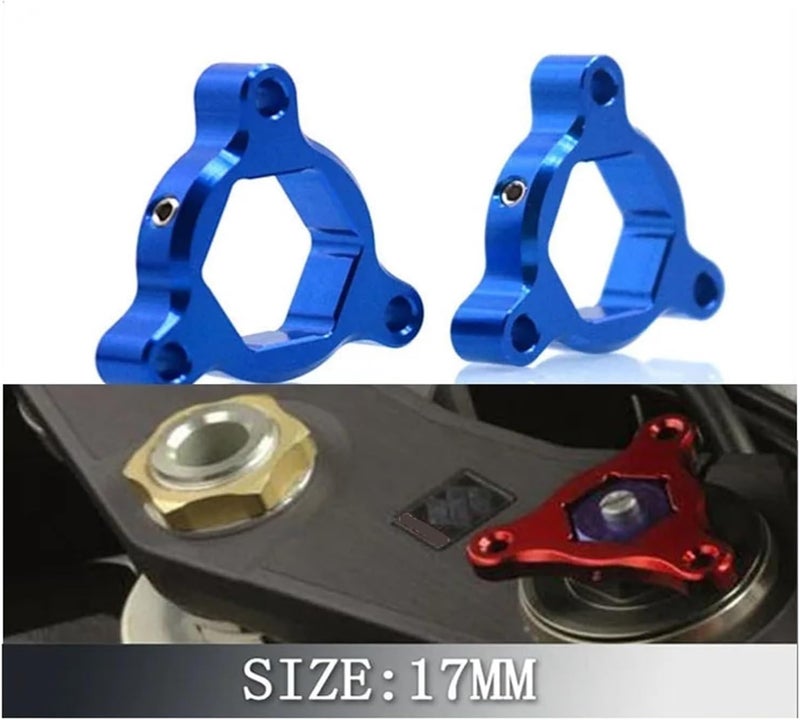 Wivplex 17mm Gold CNC Suspension Fork Preload Adjusters - Image 2