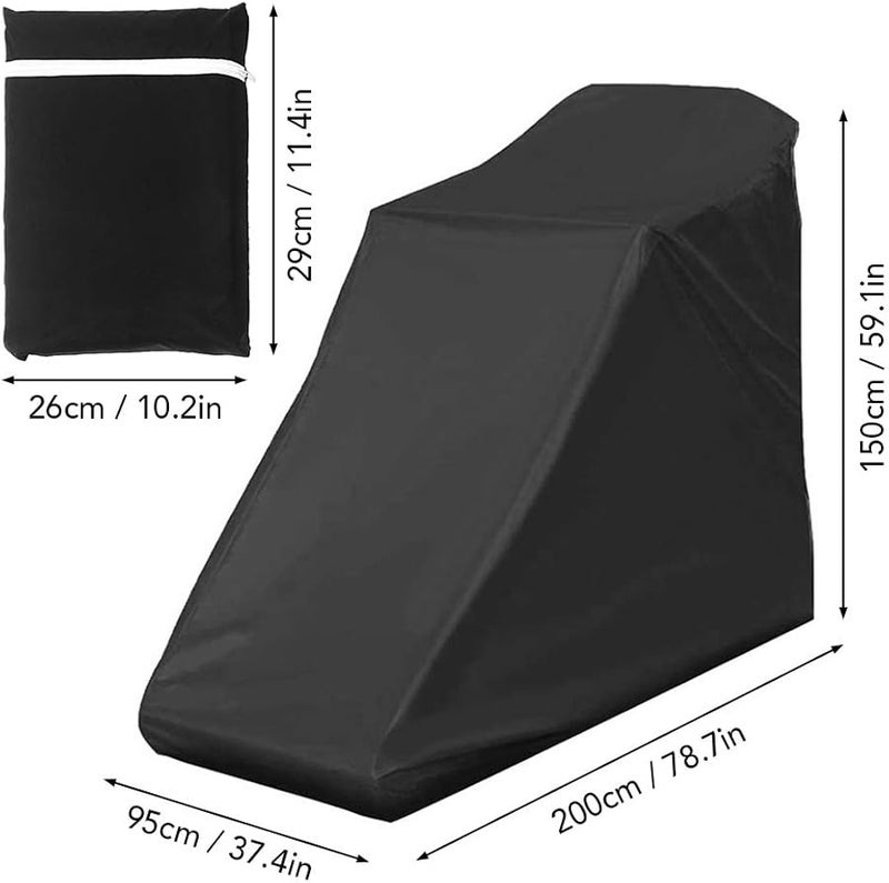 Large Storage Bag For Home And Travel Organizing Protective Durable Black - Image 3