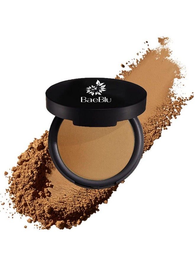 BaeBlu - Organic Bronzer 100% Natural Matte Pressed Powder, Made In Usa, Touch Of Sun - Image 1