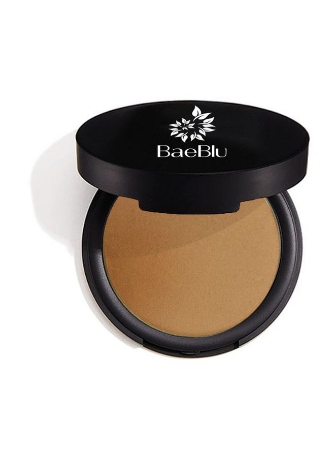 BaeBlu - Organic Bronzer 100% Natural Matte Pressed Powder, Made In Usa, Touch Of Sun - Image 1