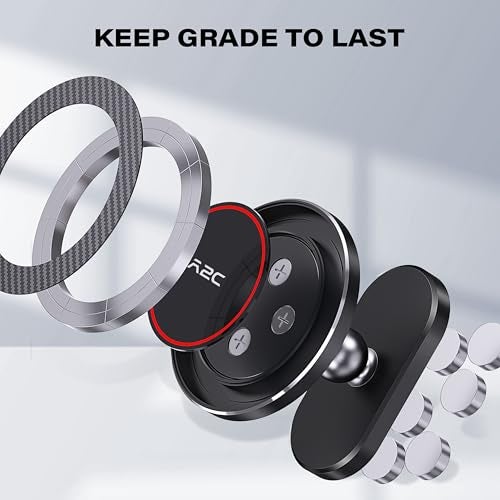 A2C for Hyundai Ioniq 5 Phone Mount, Attaches to Metallic Dashboard for 2024-2026 Sonata/Kona, 2022-2026 Ioniq 5 & Ioniq 9, 2025-2026 Tucson, Compatible with MagSafe - Image 3