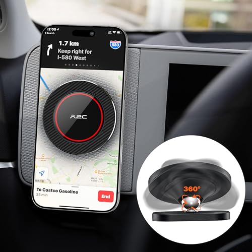 A2C for Hyundai Ioniq 5 Phone Mount, Attaches to Metallic Dashboard for 2024-2026 Sonata/Kona, 2022-2026 Ioniq 5 & Ioniq 9, 2025-2026 Tucson, Compatible with MagSafe - Image 2