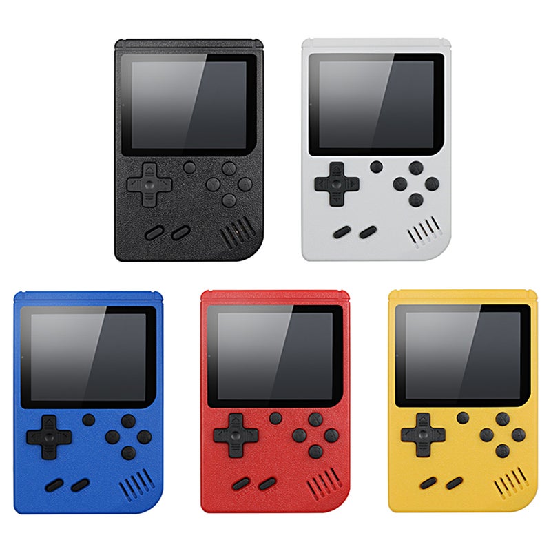 Portable Retro Game Console: 3 Inch Large Screen - Built-In 400 Games, 2-Player Support, AV Output, Red for On-The-Go Gaming & Home Entertainment - Image 3