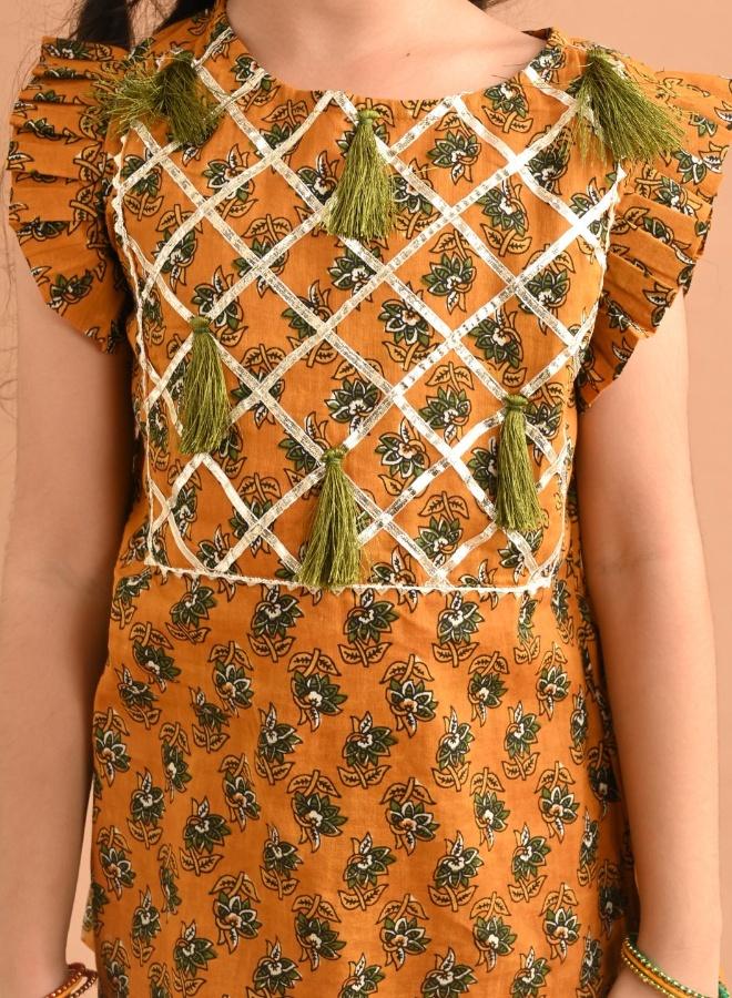 LILPICKS Printed Kurta Sharara Set - Image 3