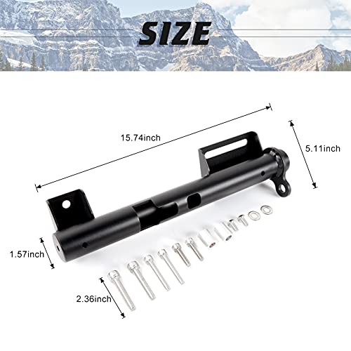 JeCar for Jeep Flag Mount, Flag Pole Holder CB Radio Antenna Bracket for Jeep Wrangler TJ JK JKU JL JLU & Gladiator JT - Image 2