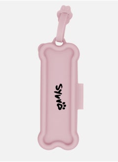 SYVVO Syvvo Bone Shaped Pet Portable Feeder - Pink  - Image 1
