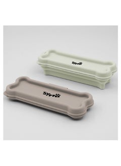 SYVVO Syvvo Bone Shaped Pet Portable Feeder - Pink  - Image 4