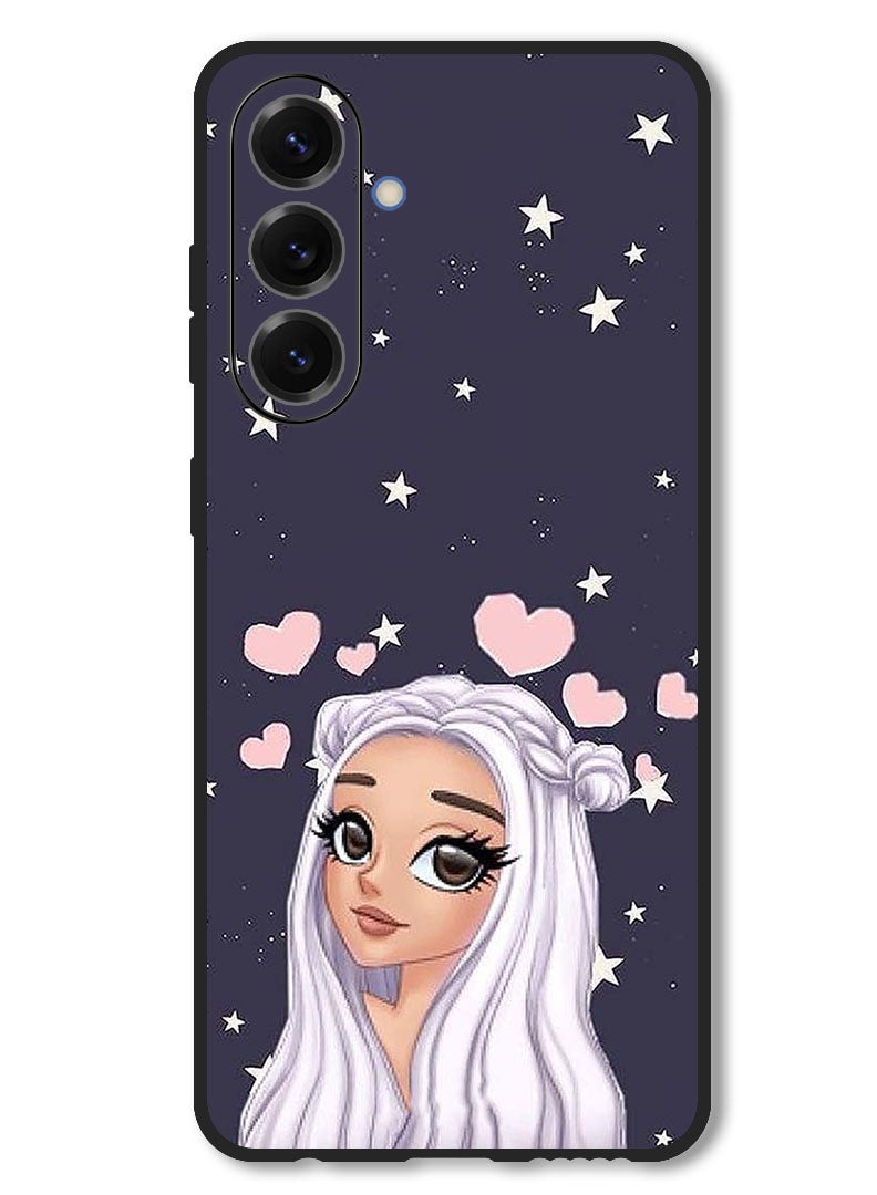 Theodor Case Compatible with Samsung Galaxy M56 6.74 Inch Protection Shockproof Bumper Cover Love Star Background - Image 1