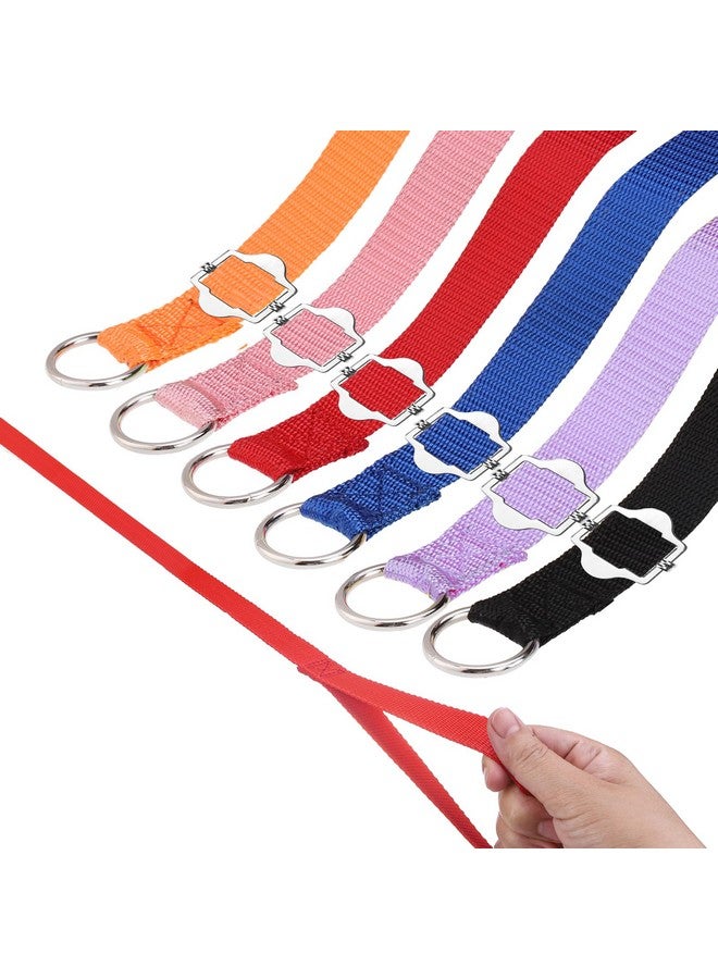 اتش او ام آي أم بي سلسلة كلاب HOMIMP Slip Lead بطول 6 أقدام - 6 قطع بألوان متعددة للتحكم في بيت الكلب للكلاب الصغيرة والمتوسطة والكبيرة وإنقاذ الجراء والعناية بها - مصنوعة من النايلون القوي شديد التحمل بطول 6 أقدام للمأوى والطبيب البيطري والتدريب - Image 1