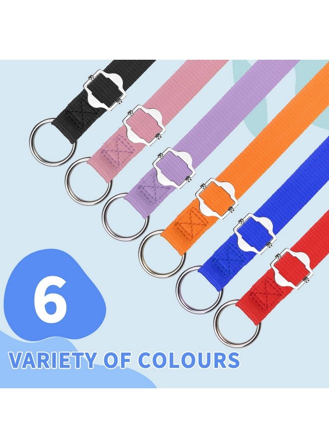 اتش او ام آي أم بي سلسلة كلاب HOMIMP Slip Lead بطول 6 أقدام - 6 قطع بألوان متعددة للتحكم في بيت الكلب للكلاب الصغيرة والمتوسطة والكبيرة وإنقاذ الجراء والعناية بها - مصنوعة من النايلون القوي شديد التحمل بطول 6 أقدام للمأوى والطبيب البيطري والتدريب - Image 2