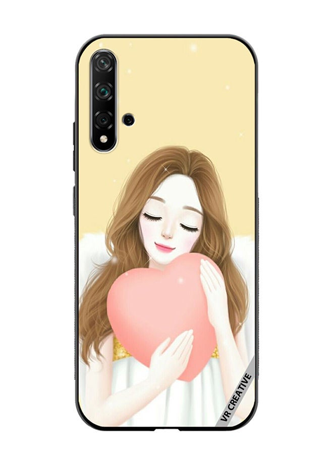 VR CREATIVE Protective Case Cover For Huawei Nova 5T Hearty Design Multicolour - Image 1