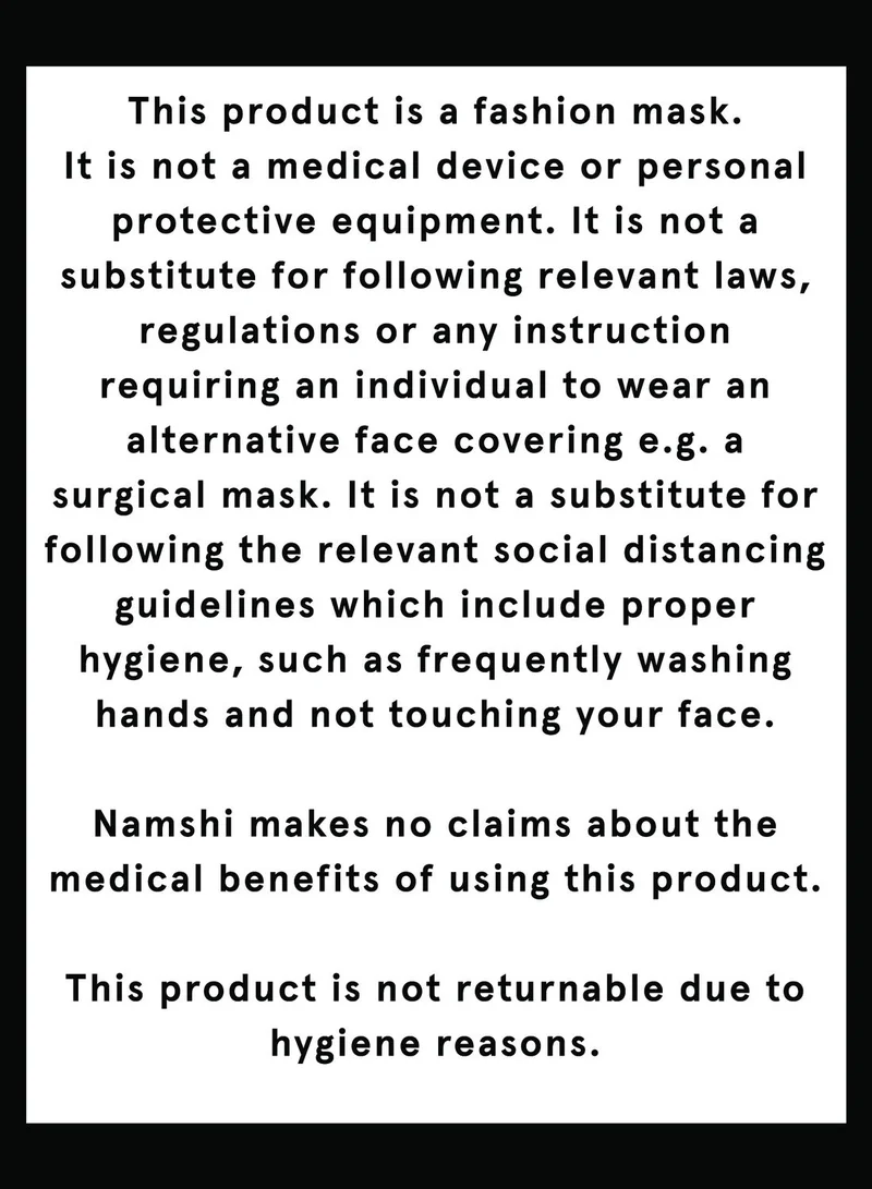 Seventy Five Printed Face Mask