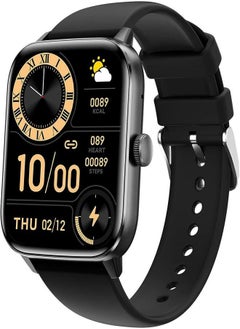 Generic Smartwatch for Men and Women, 1.91'' Screen with Sleep Monitor, Heart Rate Tracker, Waterproof, Intelligent Watch with Call and Voice Reply, Message Notifications, Fitness Tracker  - Image 1