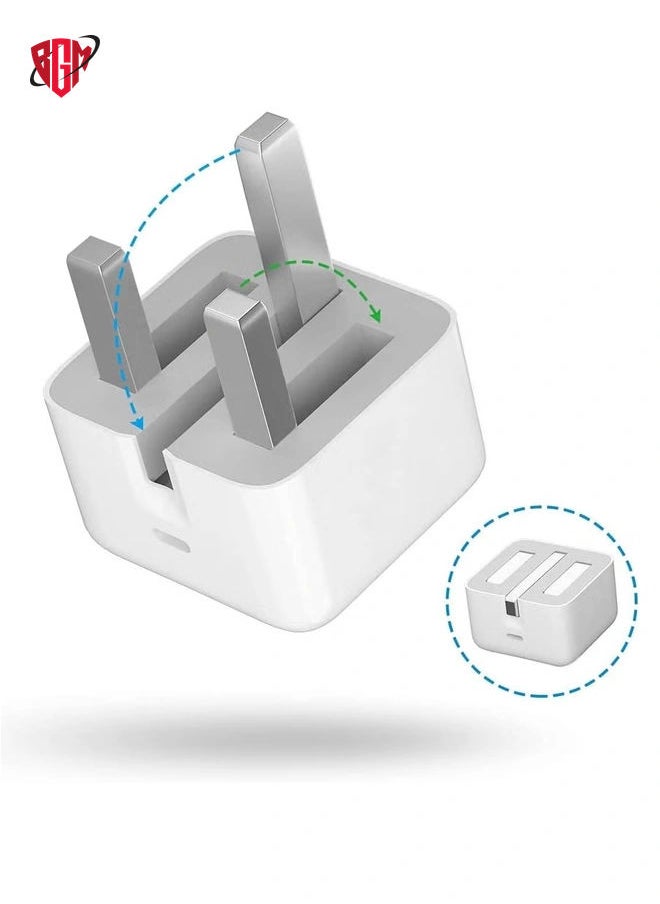 BGM - IPhone 20W USB-C Power Adapter With Cable for iPhone 12 / iPhone 12 Pro max /12mini (iPhone 20W USB-C Power Adapter) - Image 1