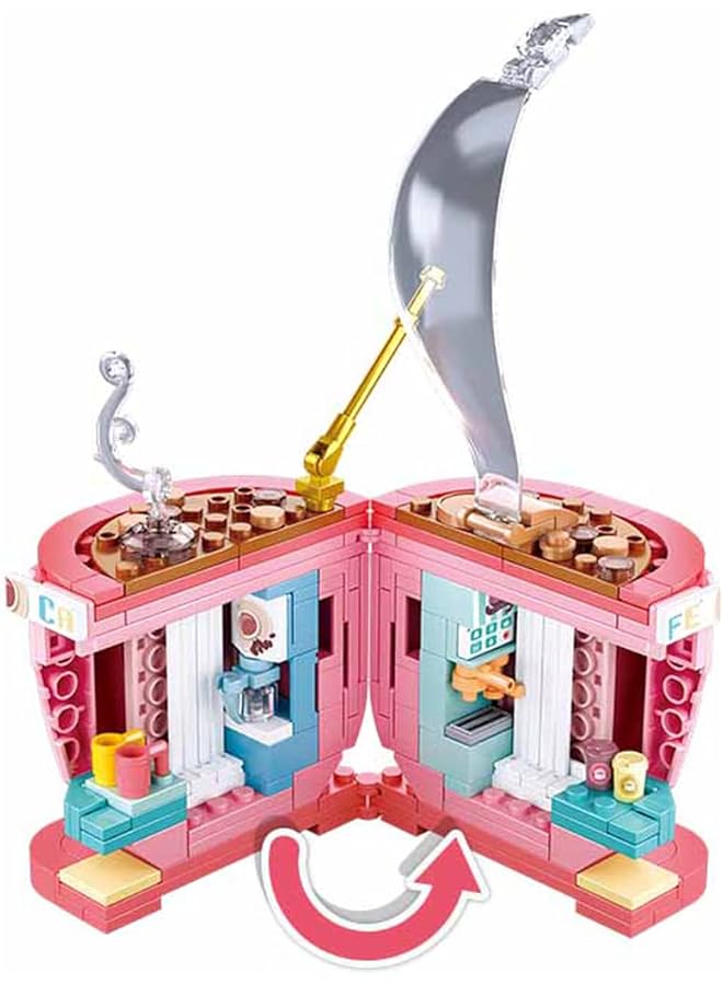 Sluban Creator Series Cafe Building Set 268 Pcs Pink - Image 3