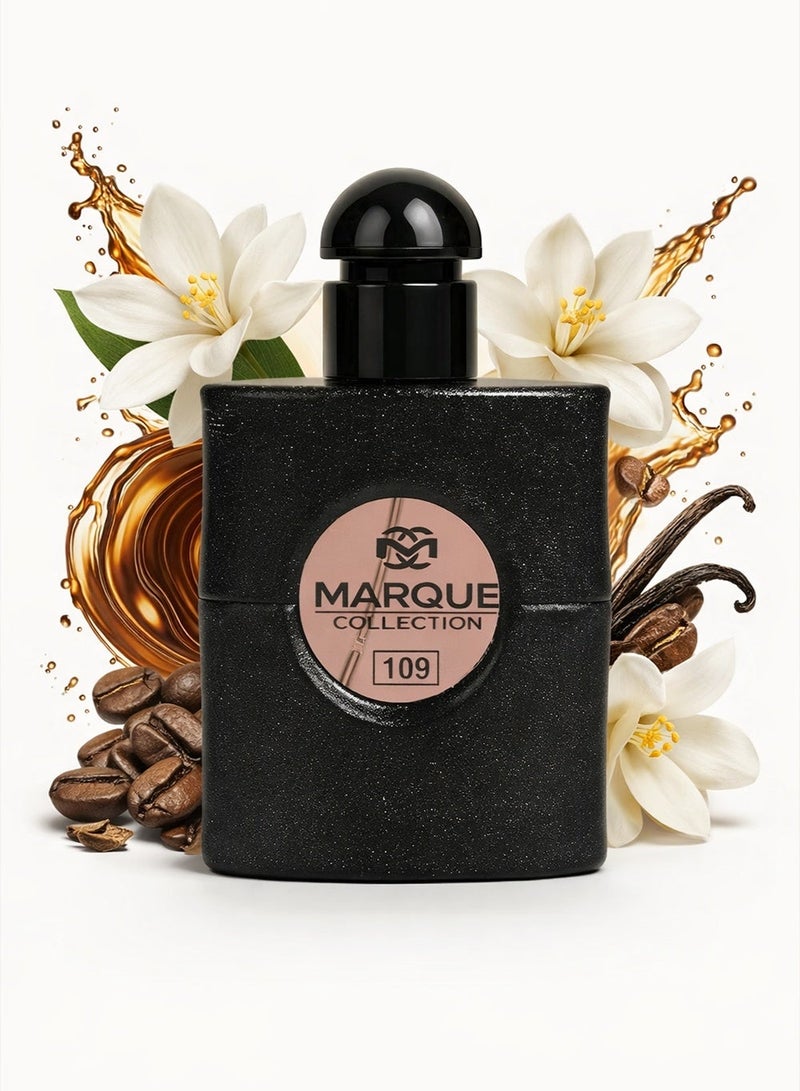 ماركيو كوليكشن عطر فانيليا للنساء - مجموعة مارك رقم 109 | عطر برائحة القهوة يدوم طويلًا للنساء | 25 مل - Image 1