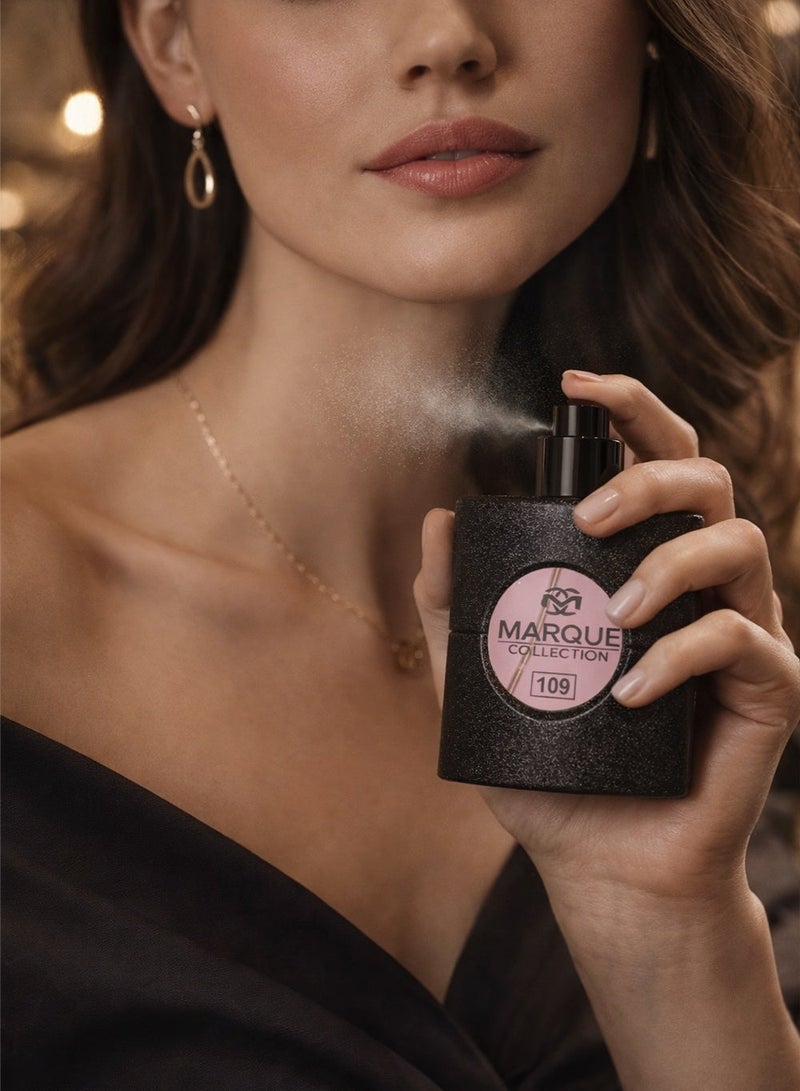 ماركيو كوليكشن عطر فانيليا للنساء - مجموعة مارك رقم 109 | عطر برائحة القهوة يدوم طويلًا للنساء | 25 مل - Image 3
