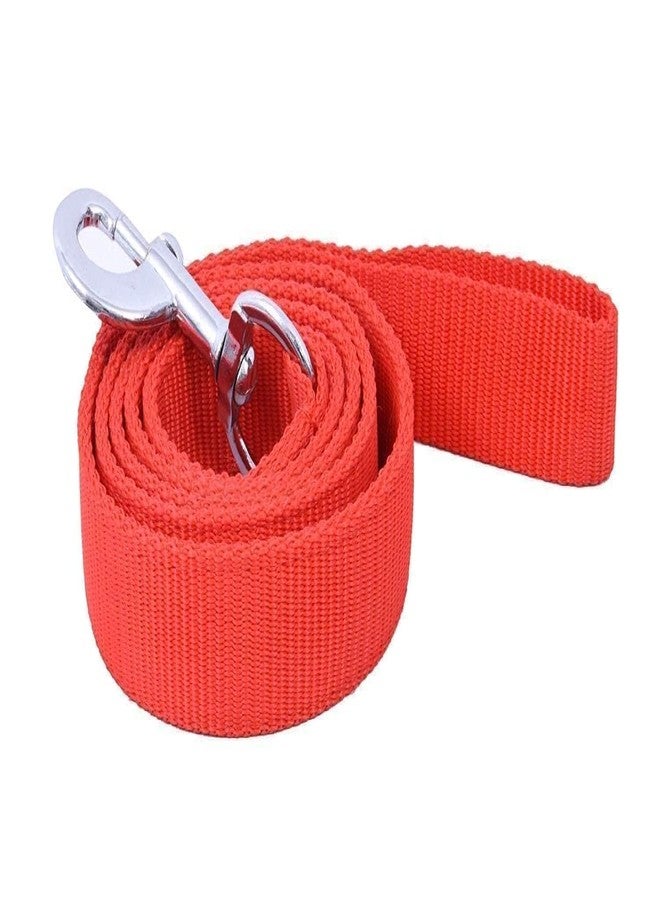 ROSHNNER Dog Red Plain Leash 1 inch Leash Colour May Very Available Pack of 1 Pcs - Image 1
