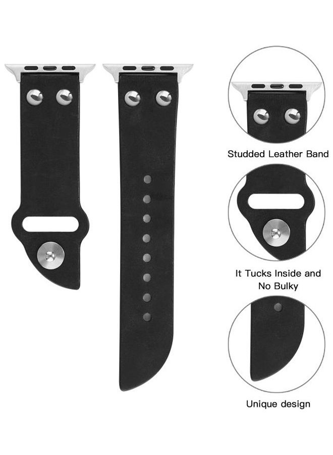 HuHa Knife Replacement Watch Strap Black - Image 1