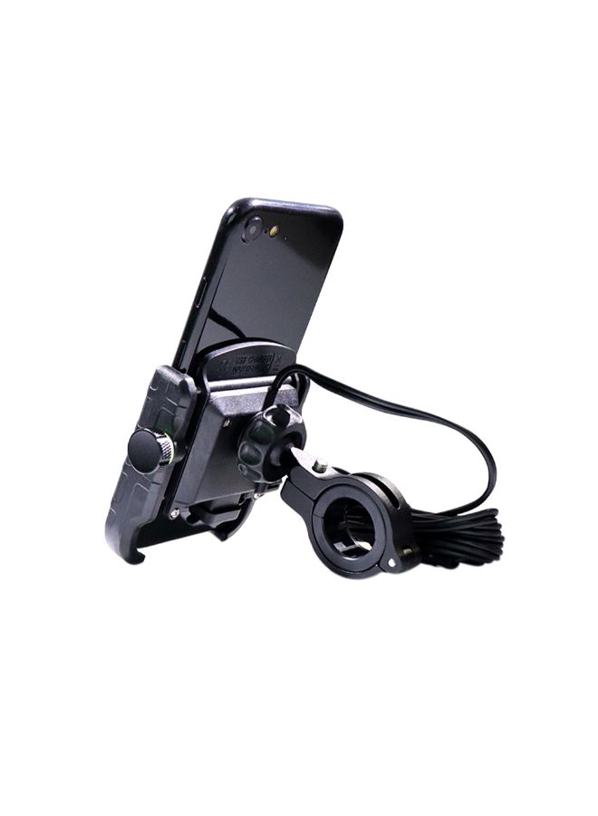 Motorcycle Bicycle Phone Holder Black - Image 3