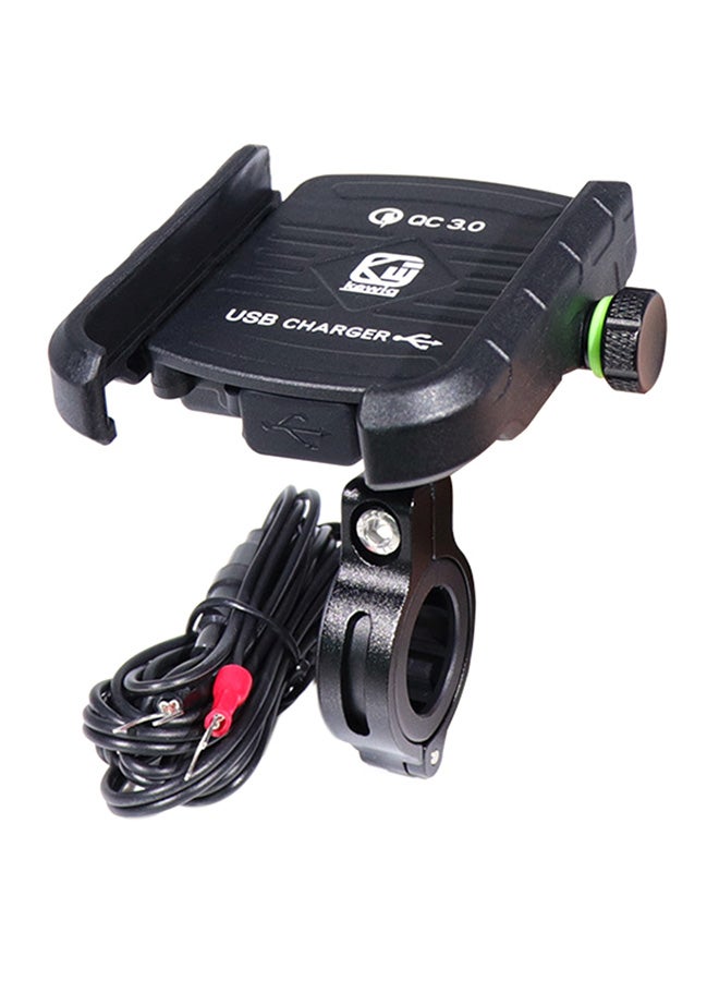 Motorcycle Bicycle Phone Holder Black - Image 1