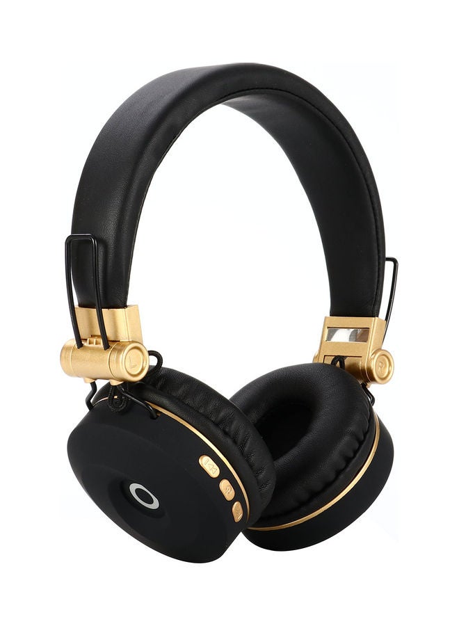 NIBEMINENT Head-Mounted Wireless Headset Gold/Black - Image 1
