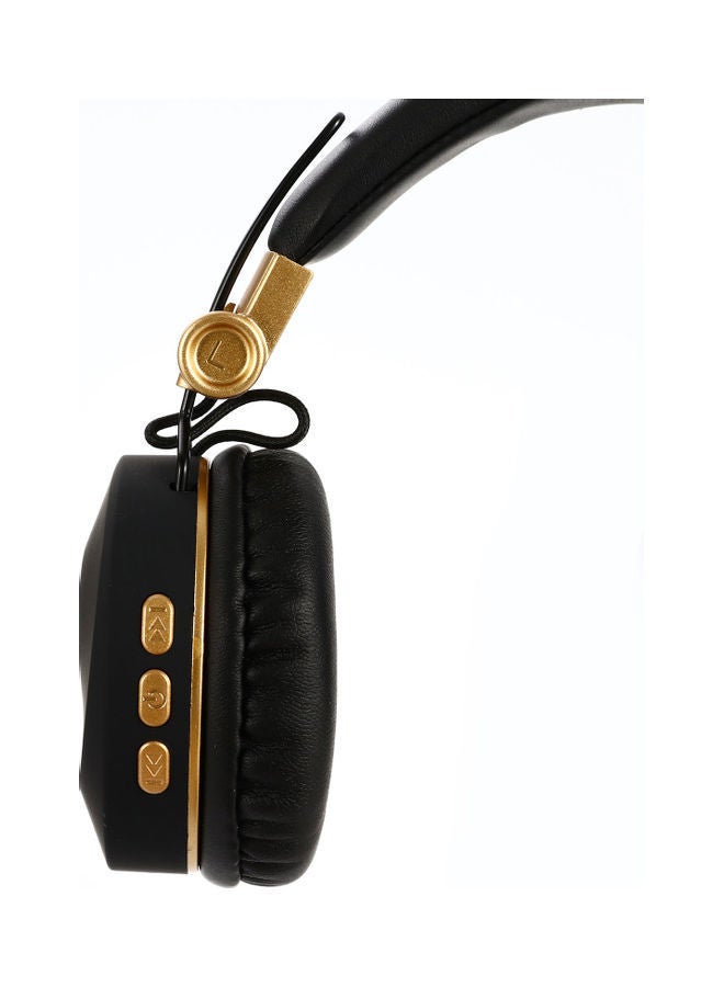 NIBEMINENT Head-Mounted Wireless Headset Gold/Black - Image 4