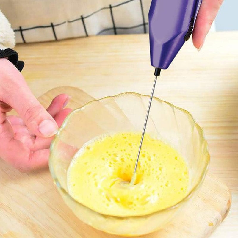 klarako Mini Milk Frother Handheld Foam Maker Coffee Frother Battery Operated Whisk Drink Mixer for Coffee, Latte, Cappuccino, Hot Chocolate - Image 5
