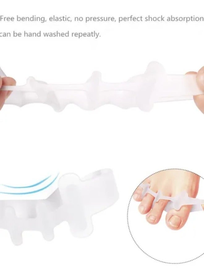Generic 1-Pair Gel Toe Separator Stretchers Spacers Relieve Pain Straightener  - Image 3
