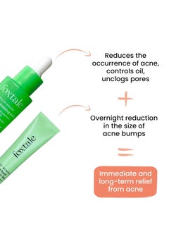 Foxtale Acne Treatment Smooth Sailing  Exfoliating Serum 30ml and Acne Spot Corrector Gel 15ml - pzsku/Z667DC797EE427FA2A735Z/45/_/1701673960/77ff4c1d-16a7-475e-b536-2acdc3384ced