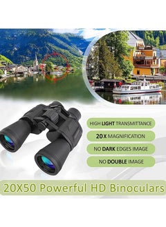 Generic 20x50 Professional Binoculars for Adults – Powerful Binoculars for Travel, Bird Watching, Hunting, Sports, Wildlife, and Concerts (Black)  - Image 2